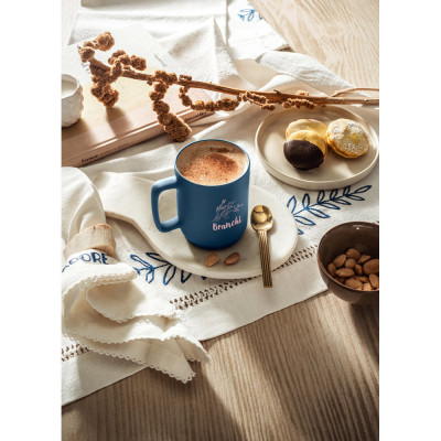 MIGHTY. Caneca em cerâmica com corpo cilindrico 330 mL